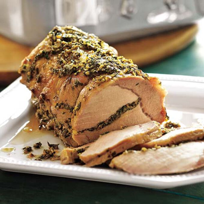 Pork loin makes for a delicious alternative to the usual Easter ham—and it’s certain to impress guests.
